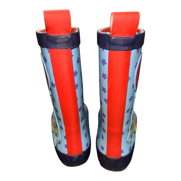 Bluey Bingo Kids Pull-On Rain Boots with Red Balloon Size 7-8 - Picture 3 of 10